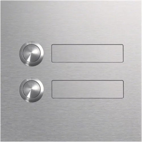 Bloc de commande Elcom 2 boutons + plaque GZM-120