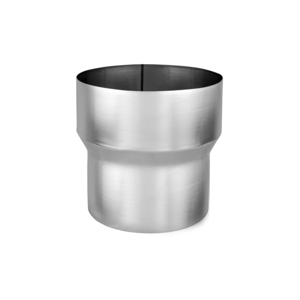 Bertrams Pièce de raccordement VLE plus DN 120 étroite DN 130 large en acier inoxydable brillant 1.4571/1.4404