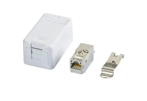 Boîte de connexion METZ CONNECT APZ 1 Port module Keystone (130B21D1APL-E)