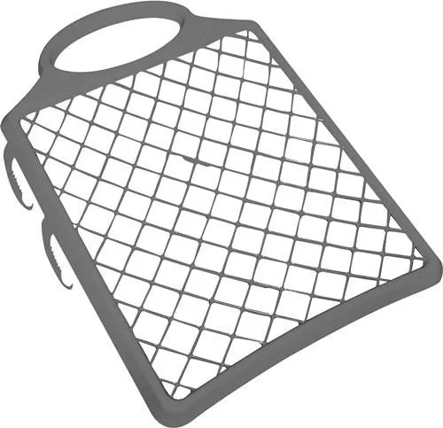 Grille à peinture ERGOLINE L320xB280mm Polypropylène gris avec poignée et crochet pour seau