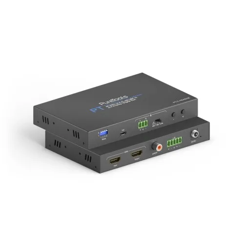 PureTools - Extracteur/Inserteur audio HDMI 2.0, 4K (60Hz 4:4:4) 4K 18Gbps HDMI Audio De-Embedder und Embedder