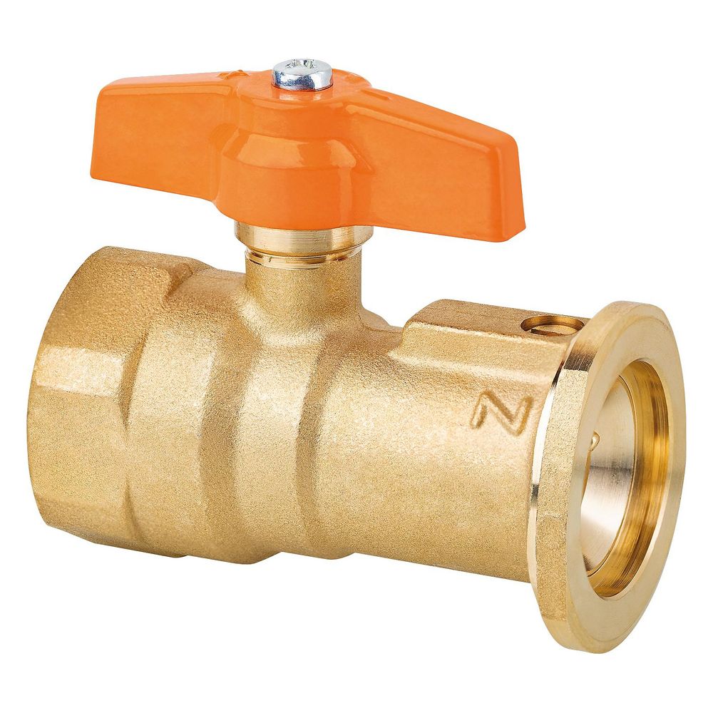 Robinet à bille PAW PKS, DN 32, 115 mm, bride x filetage intérieur, laiton