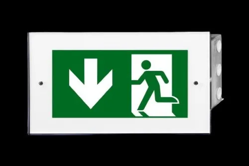 Lampe de signalisation de secours encastrée BouncerRecessedCBS-T de H1 Solutions