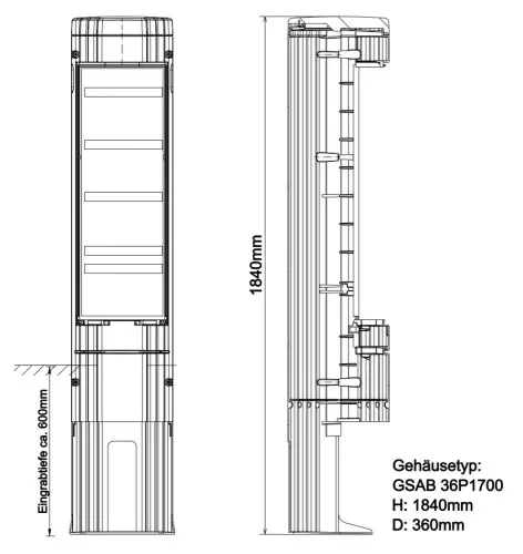 GSAB Elektrotechnik Poller 36P1700K5