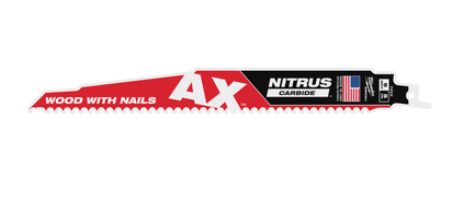 Lame de scie sabre Milwaukee THE AX NITRUS 230 x 5 mm (5 dents/pouce)