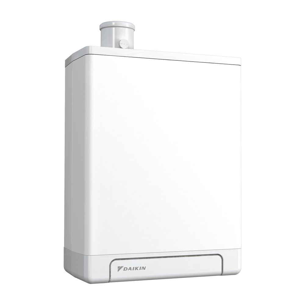 Daikin Chaudière à condensation au gaz murale Altherma C Gas W top 22C, 22 kW, chaudière gaz avec production d'eau chaude intégrée, EKOMBG22AB