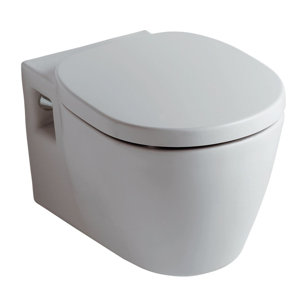 Ideal Standard WC mural à chasse profonde Connect, 360x540x340mm, blanc avec Ideal Plus