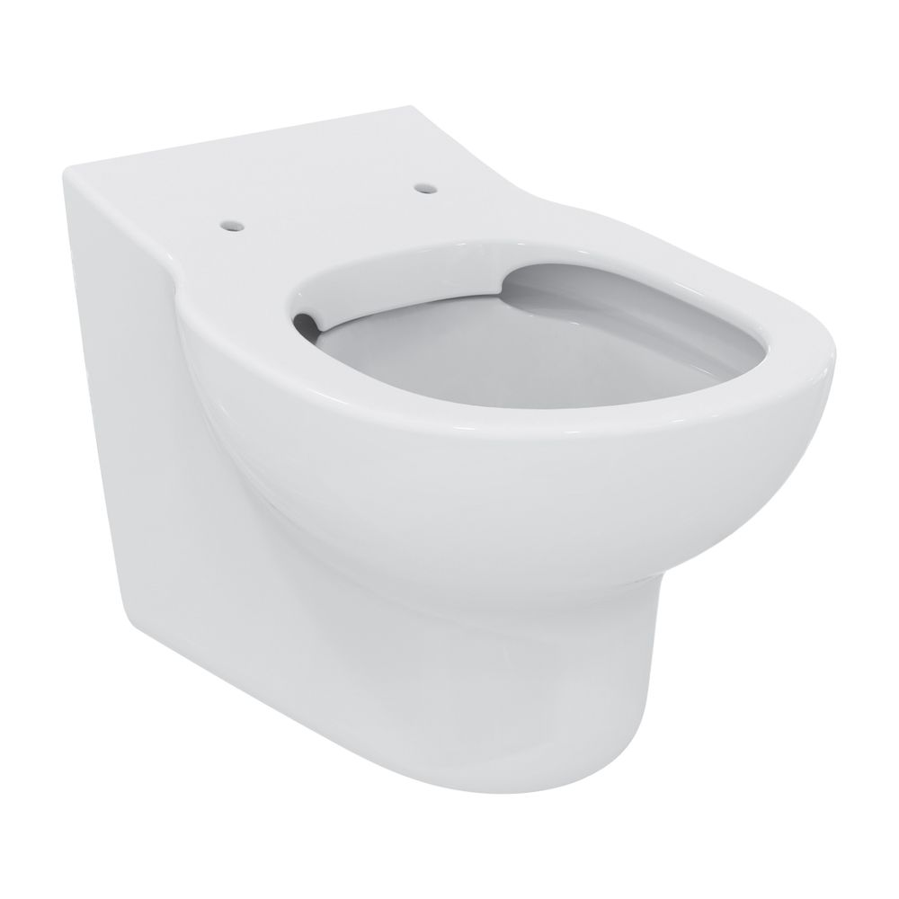 Ideal Standard WC mural Contour21 Schools, sans rebord, sortie horizontale 360x535x350mm, blanc