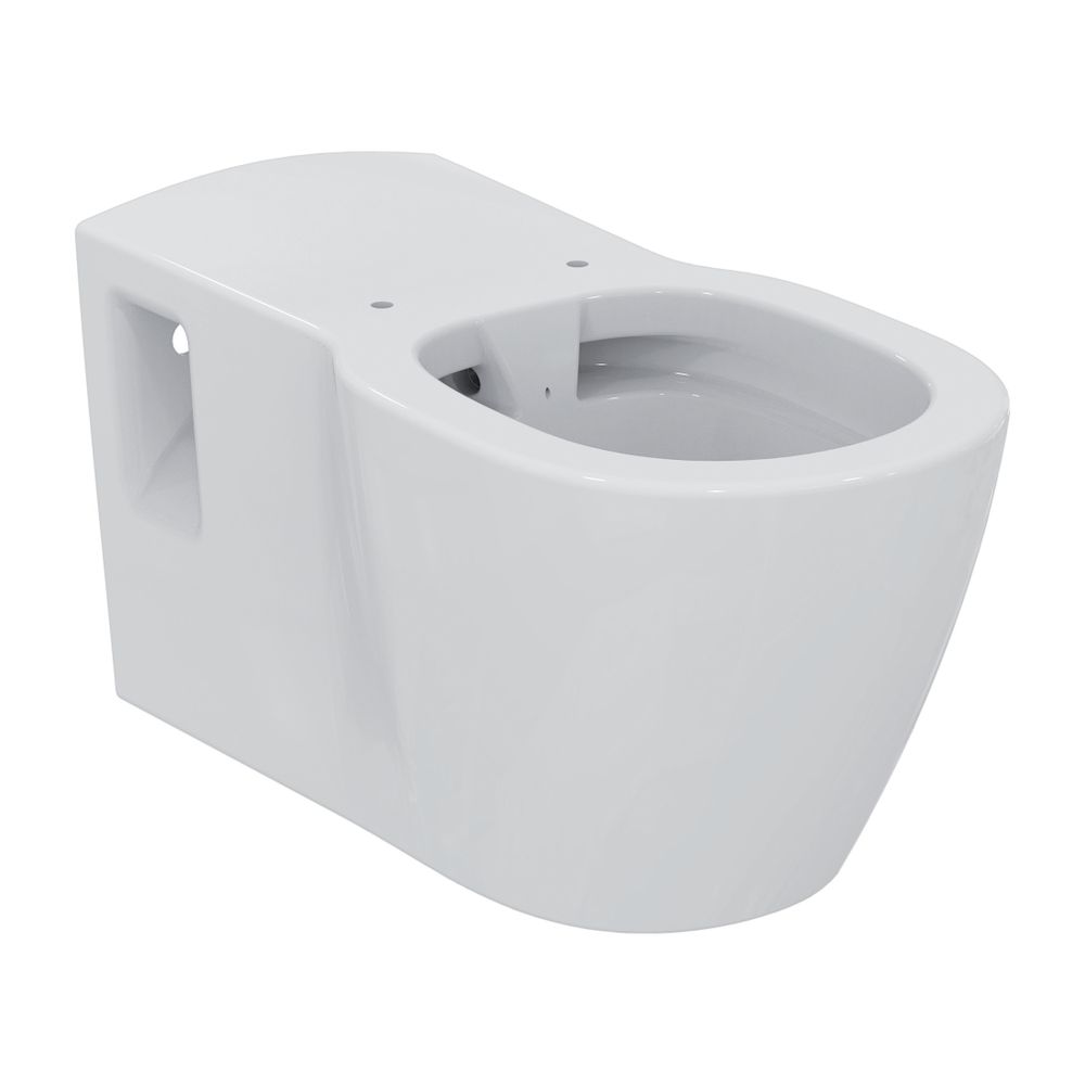Ideal Standard Wand-T-WC Connect Freedom, sans barre, sans rebord, 360x700x385 mm, Blanc avec IP
