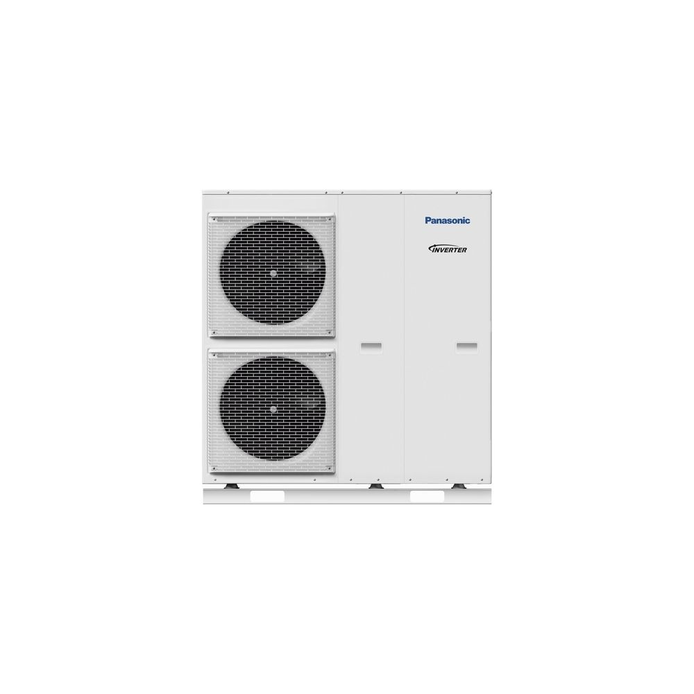 Pompe à chaleur air-eau Panasonic Split T-CAP H-Série Super Quiet unité extérieure R410A, 9,0 kW, 400 V, WH-UQ09HE8