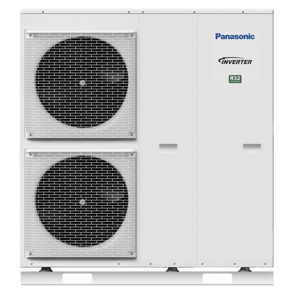 Pompe à chaleur air-eau Monobloc Panasonic T-CAP Série J Unité extérieure R32, 12,0 kW, 400 V, WH-MXC12J9E8-1