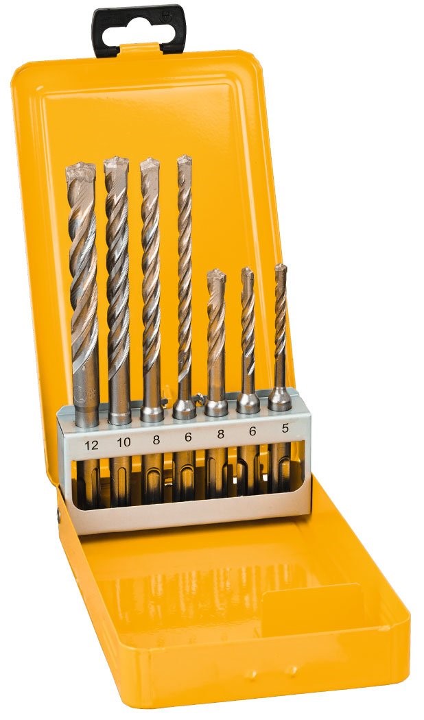 Jeu de mèches à percussion SDS-plus EXTREME 2 DEWALT 7 pièces