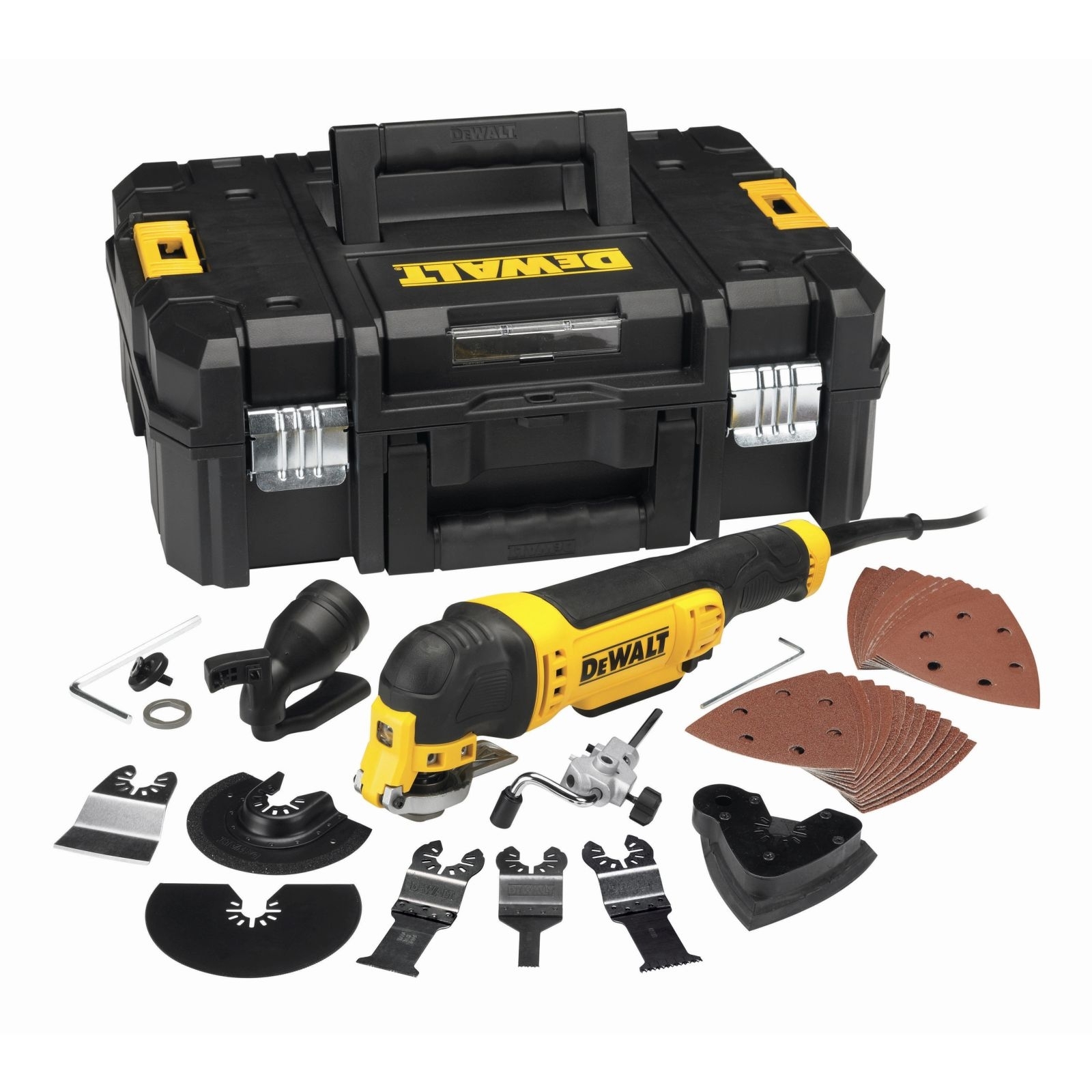 Multifonction DeWalt DWE315KT-QS 300 W oscillant incl. accessoires en boîte TSTAK II