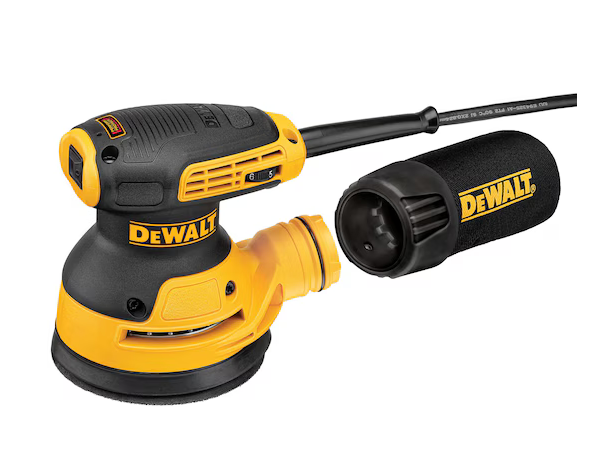 Ponceuse excentrique DEWALT DWE6423-QS 125 mm Système Velcro 280 W en carton