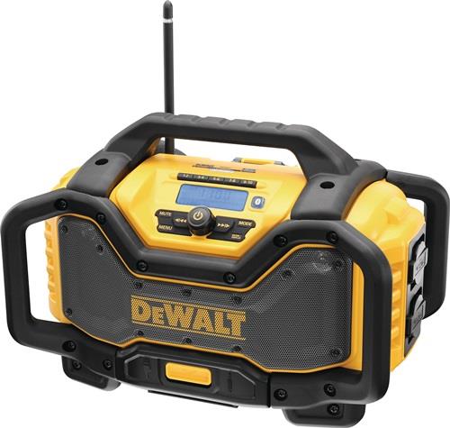 Radio-réveil DEWALT DCR027 DAB+ avec fonction de charge BT, sans batterie ni chargeur
