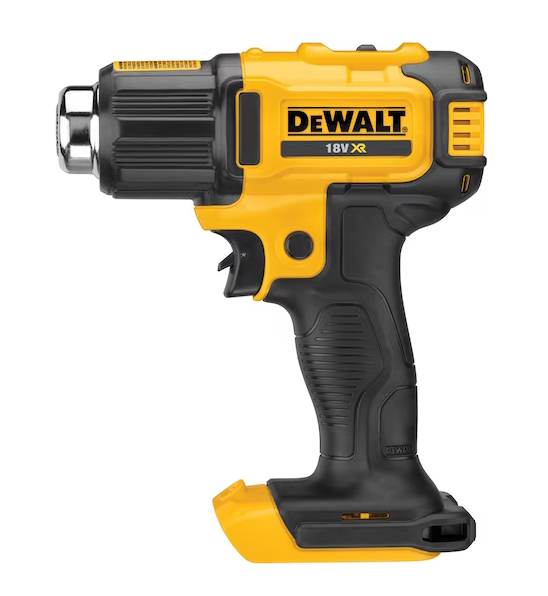 Pistolet à air chaud à batterie DeWALT 18V DCE530N-XJ sans batterie sans chargeur dans la boîte