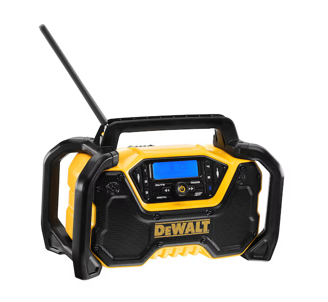 Radio compacte DeWalt DCR029-QW sans batterie ni chargeur, livrée dans le carton