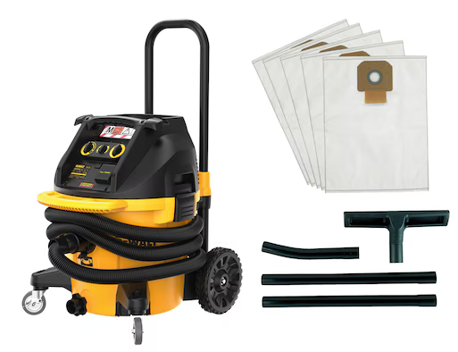 Aspirateur industriel à l'eau et à sec DeWALT DWV905MKIT, Classe M, 38 litres