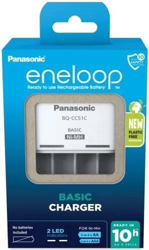 Chargeur Hückmann BQ-CC51 eneloop BQ-CC51E