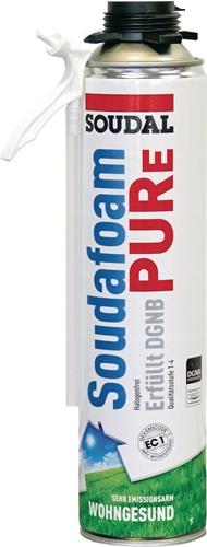 Mousse de montage 1K SOUDAFOAM PURe 500 ml blanc B1 boîte SOUDAL