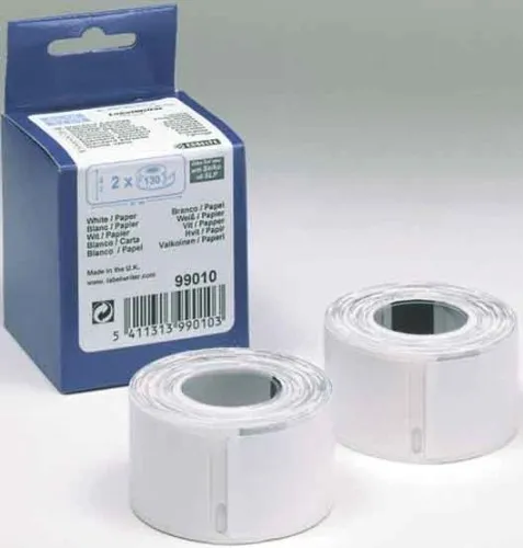 Étiquettes DYMO® Original pour LabelWriter™, large - blanc - adhésif permanent, 1 x 110 étiquettes