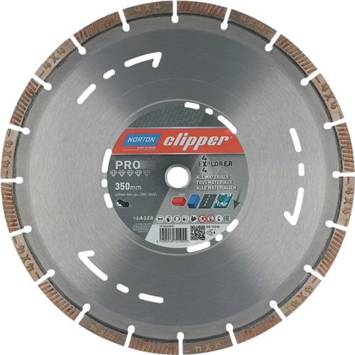 Disque diamanté PRO 4X4 EXPLORER Norton Clipper (350 x 20 mm)