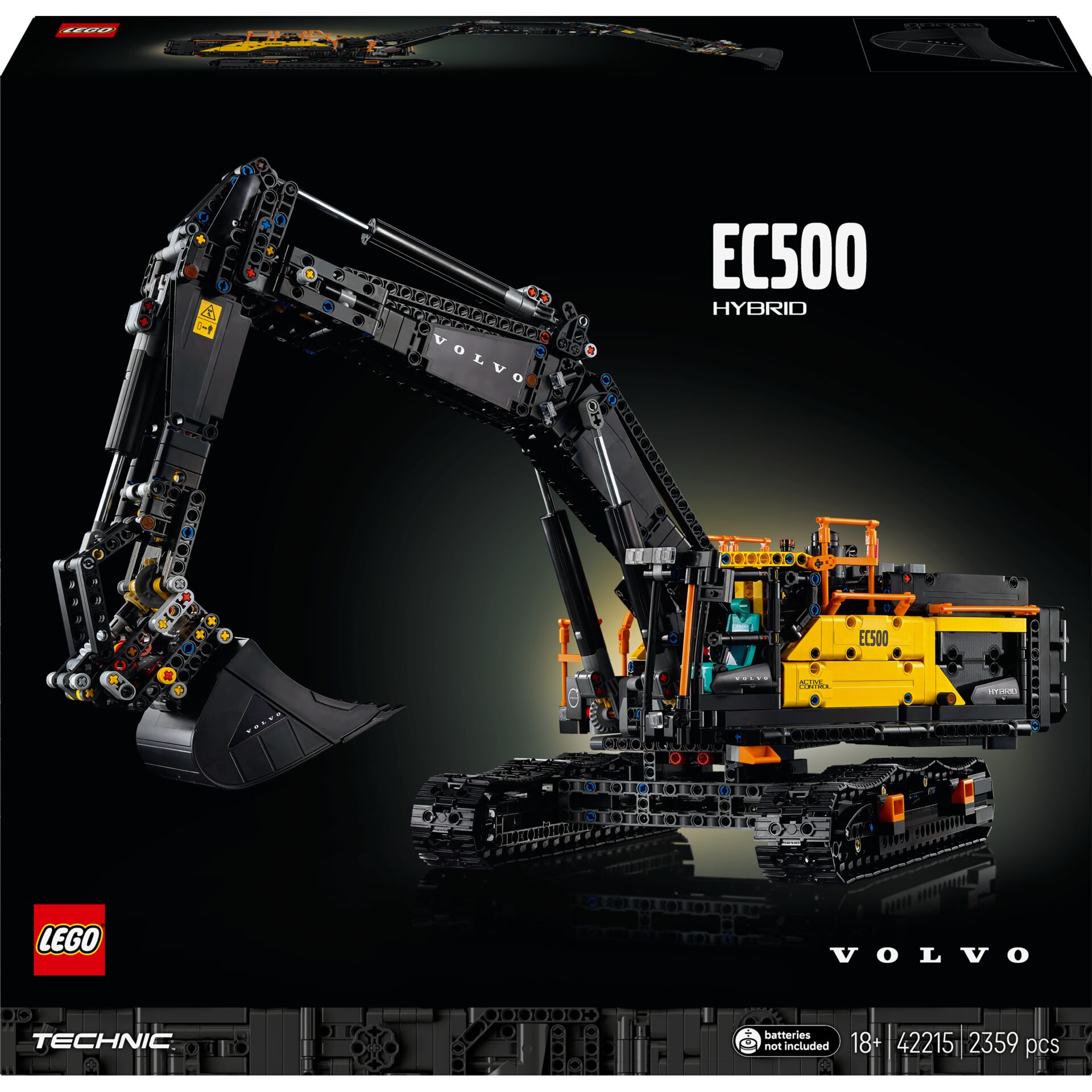 LEGO® Technic Pelleteuse hybride Volvo EC500 (42215)