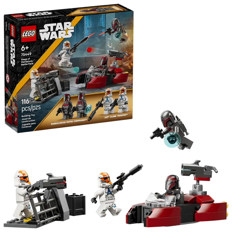 LEGO® Star Wars 75449 Pack de bataille : Siège de Mandalore
