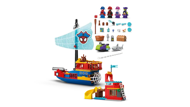 LEGO® Super Héros 11208 Le navire pirate de l'équipe de Spider-Man