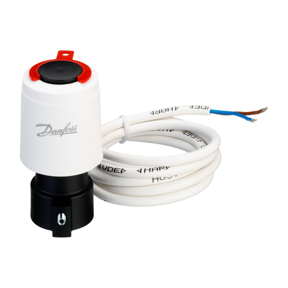Danfoss actionneur thermique TWA-A NC, câble 1,2 m, 230 V, 50 Hz, pour boîtier RA, 088H3112