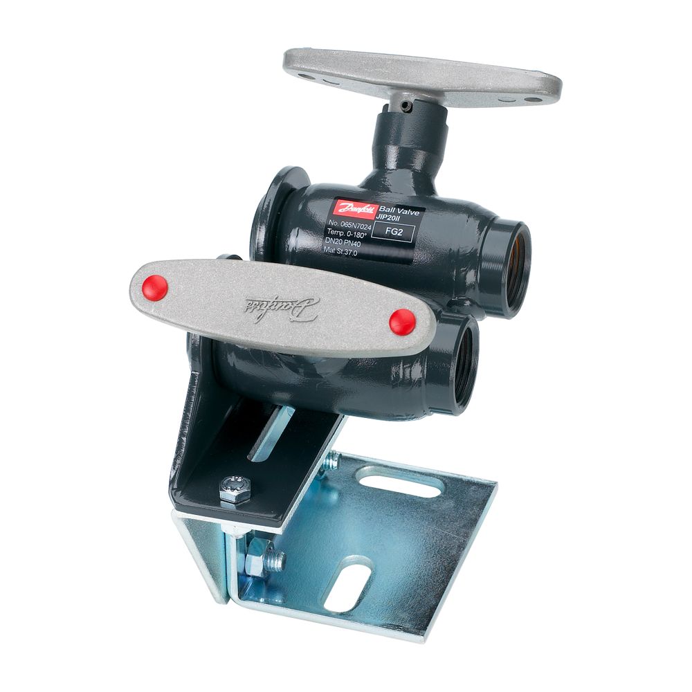 Danfoss robinet à boisseau sphérique JIP-II 140.17 DR, DN 15, Kvs 11 m³/h, PN 40, raccords filetés femelles, référence 065N7022
