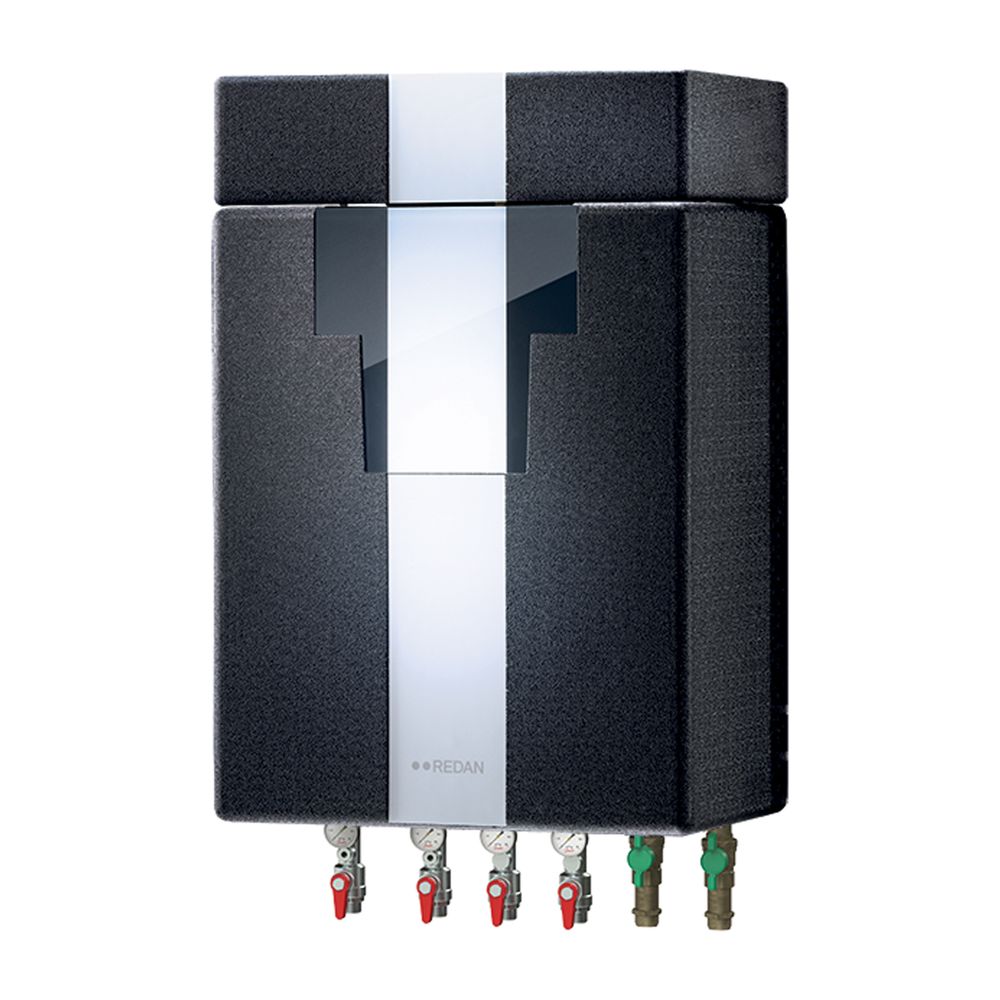 Station hydraulique Danfoss Akva Lux II VXe H2W2, puissance de chauffage 30 kW, puissance ECS 55 kW, avec A337 et STW