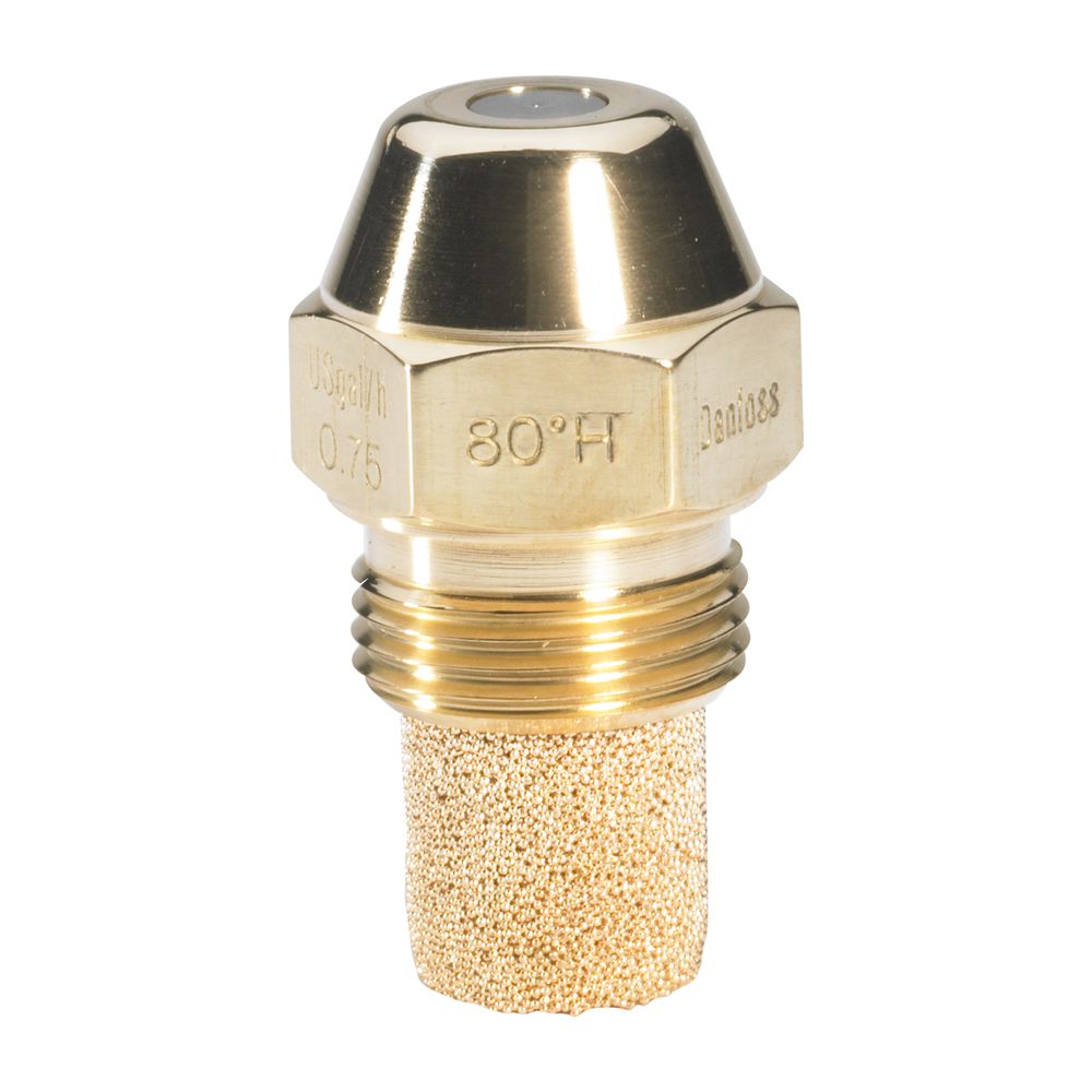 Buse de brûleur à huile Danfoss pour Vitoplus VP3, 1,3 kg/h, 80°, motif de pulvérisation creux, marquage V, 030B0439