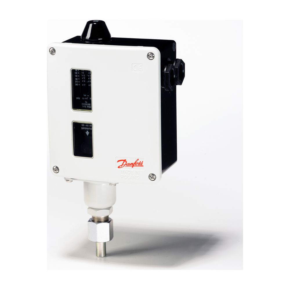 Pressostat Danfoss RT5A, plage de réglage 4-17 bar