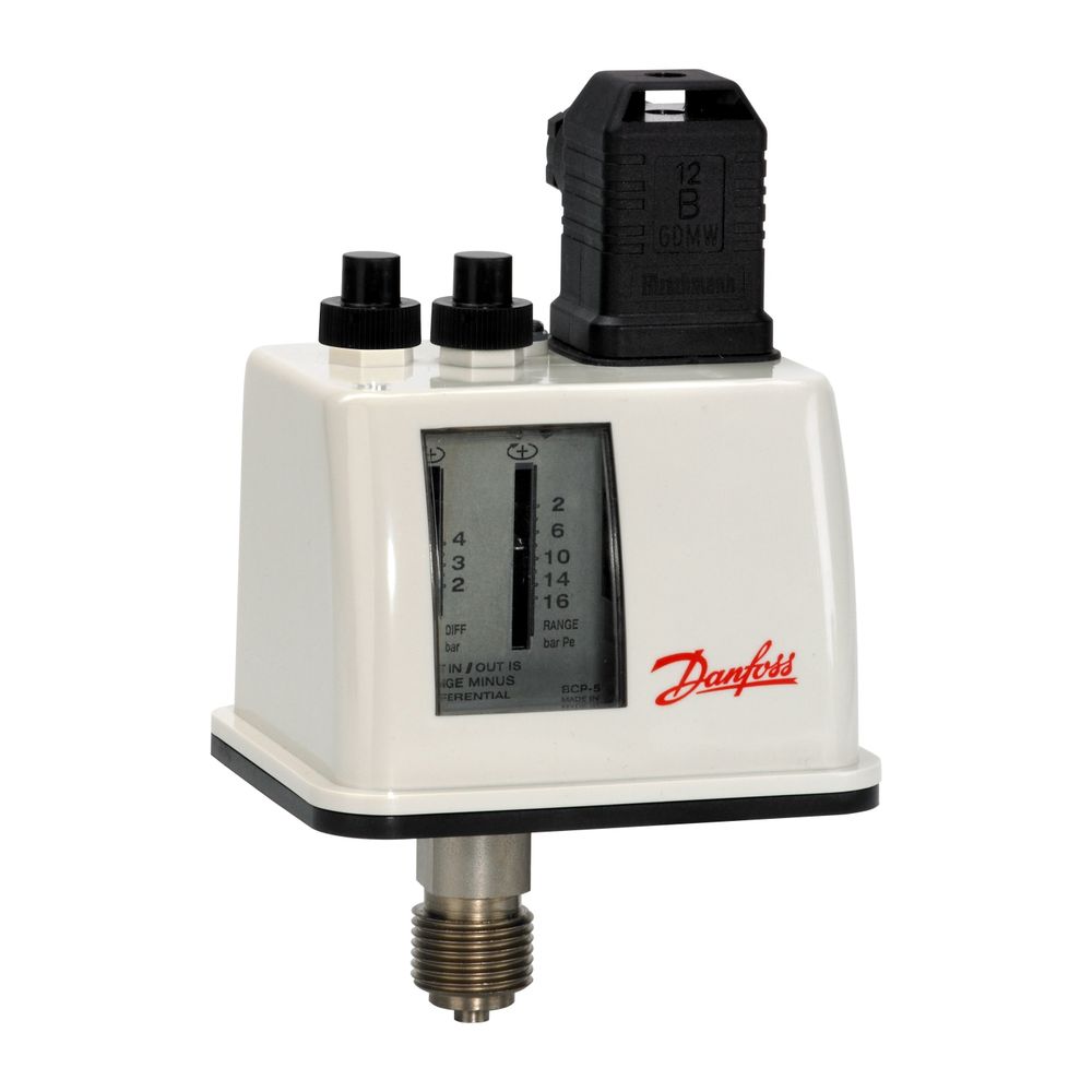 Pressostat Danfoss BCP 4, plage 1,00-10,00 bar, G 1/2", IP65, 017B0114