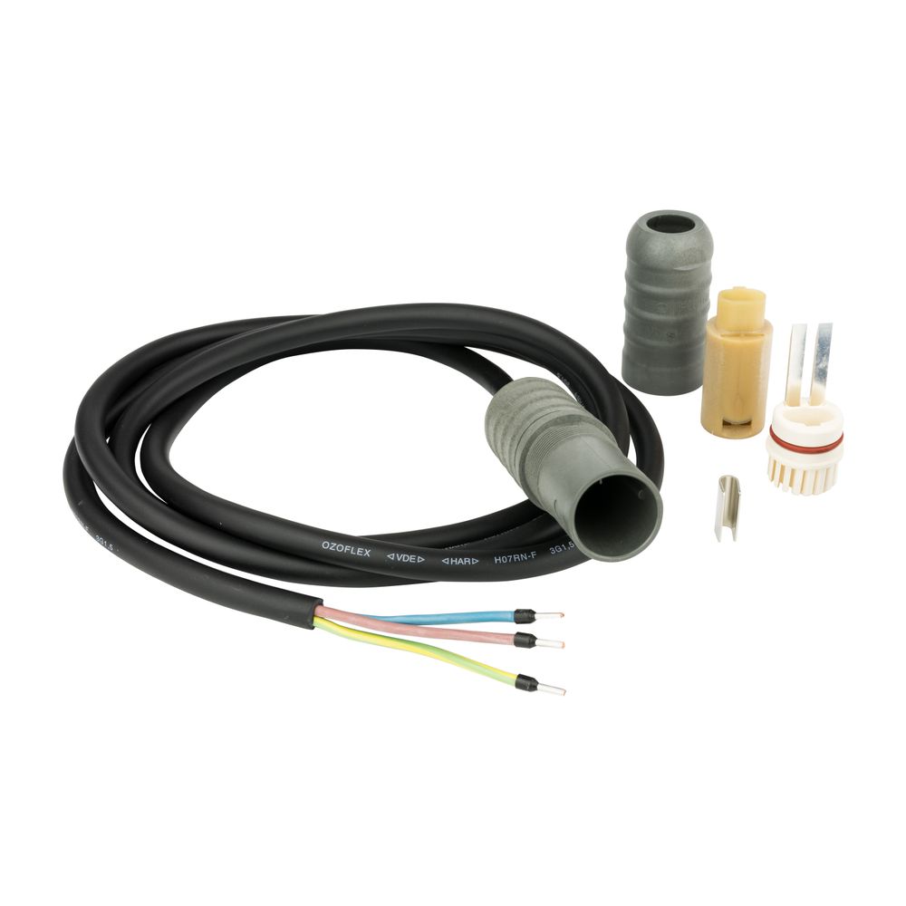 Raccord Danfoss Connecto A pour bande chauffante, avec câble d’alimentation 1,5 m, 088L0413