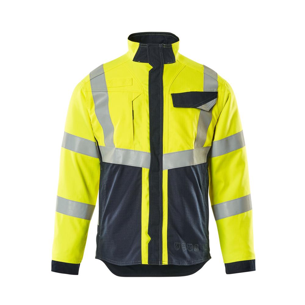 Veste MASCOT Biel MULTISAFE haute visibilité Jaune / Bleu-noir