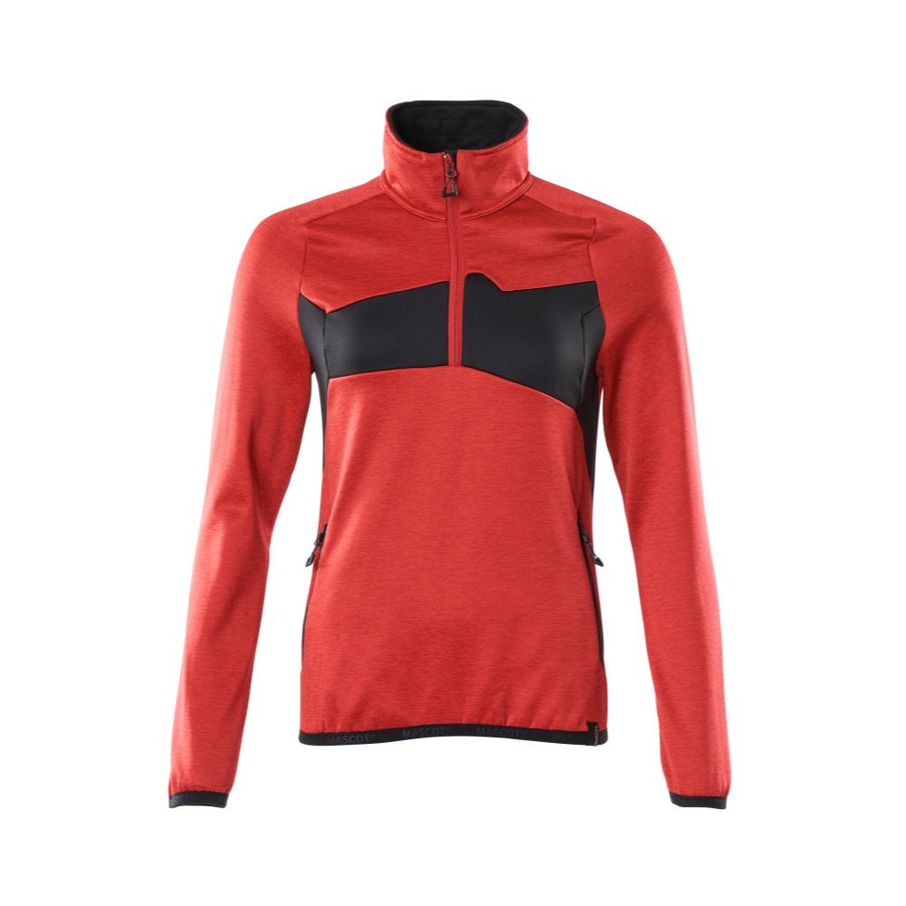Pullover en polaire femme à fermeture éclair courte ACCELERATE