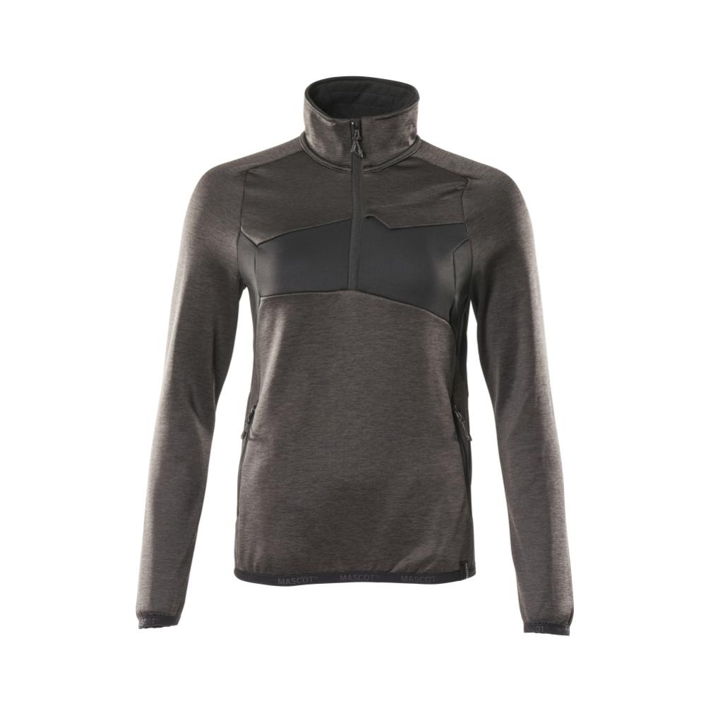 Pullover en polaire femme ACCELERATE à fermeture éclair courte MASCOT