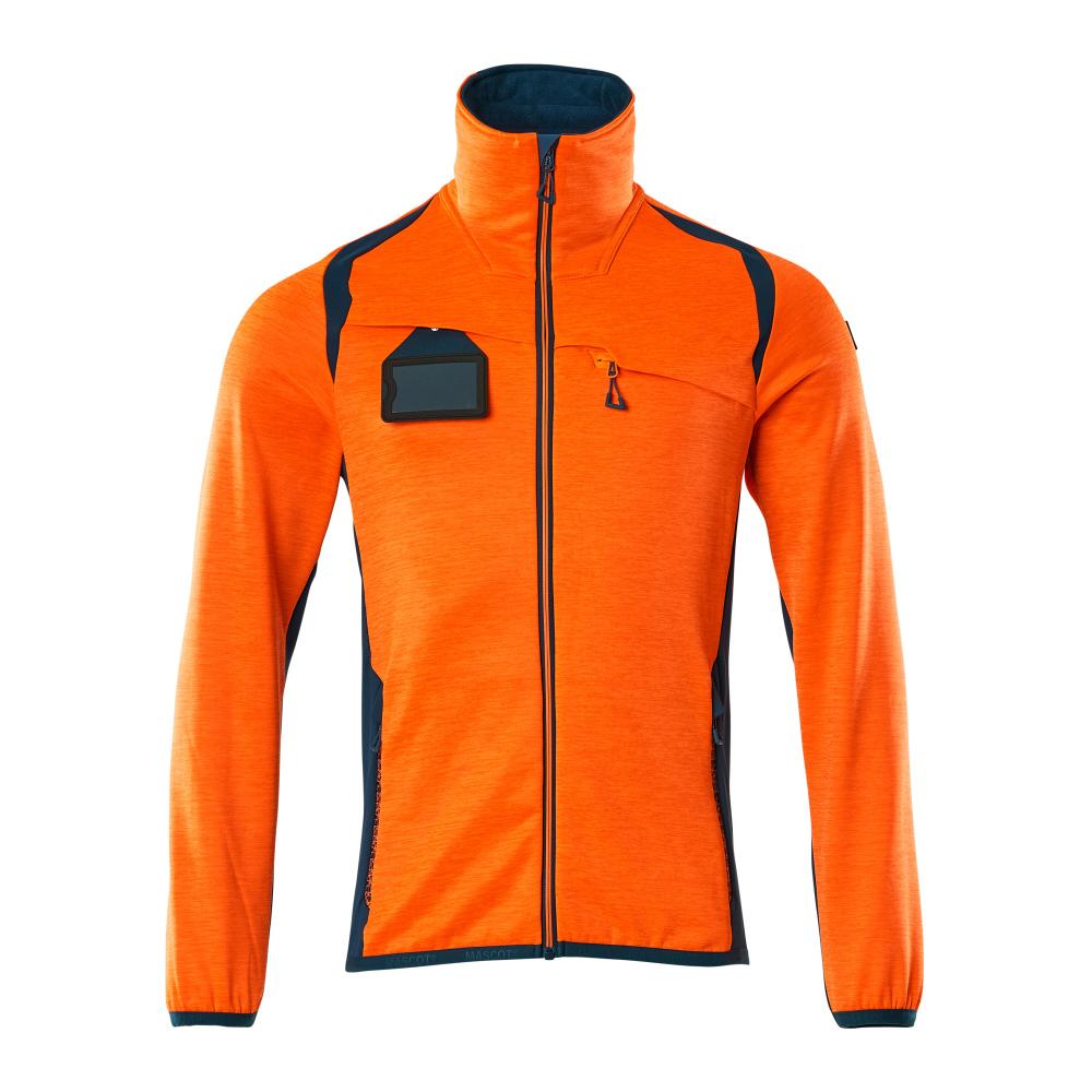 Pullover homme en polaire à fermeture éclair ACCELERATE SAFE de MASCOT