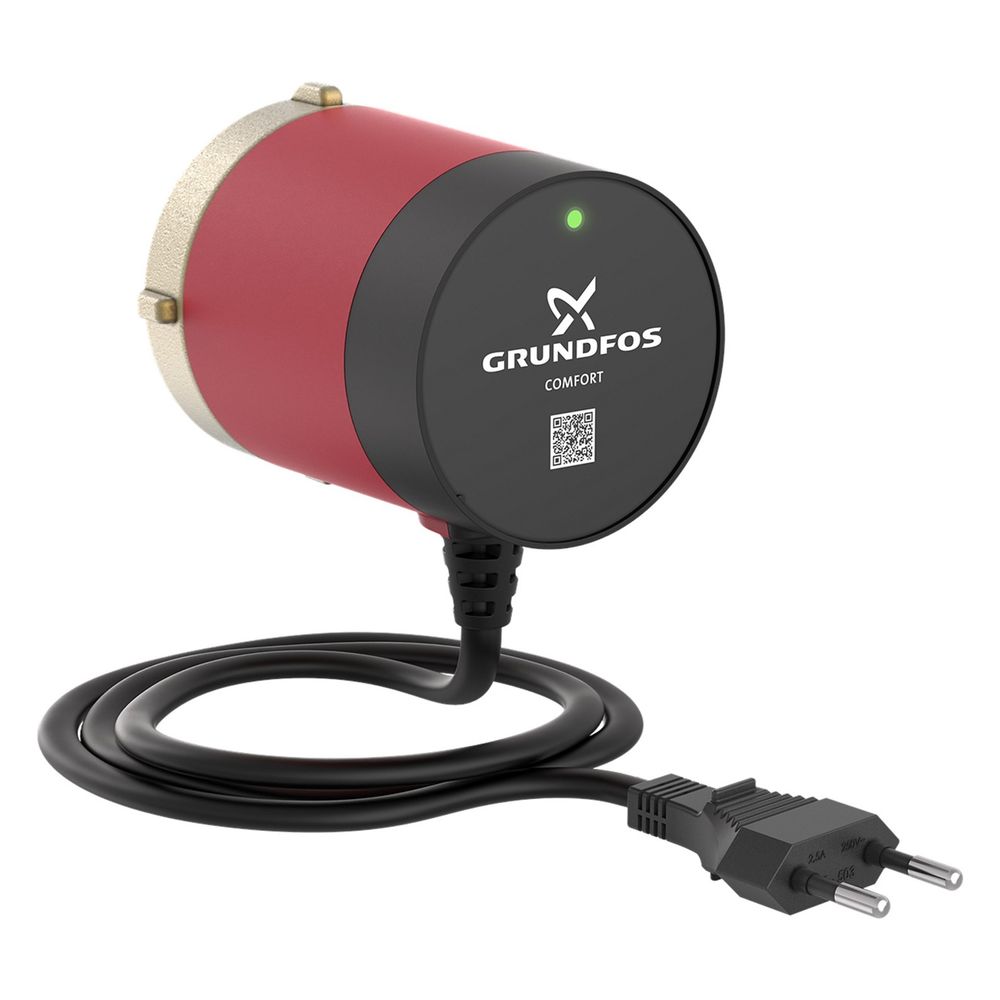 Tête de pompe de rechange pour circulateur Grundfos COMFORT 15-14 M, 10 bar max. Hauteur manométrique 1,4 m Débit 0,45 m³/h
