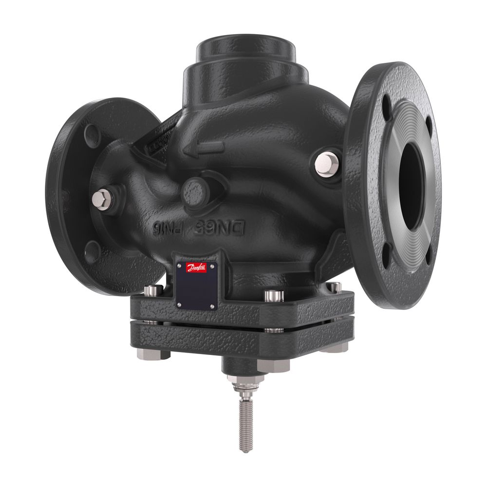 Vanne d'arrêt Danfoss VFG22, DN 150, Kvs 380 m³/h, PN 40, à bride, fonte GS-C 25, 065B5518