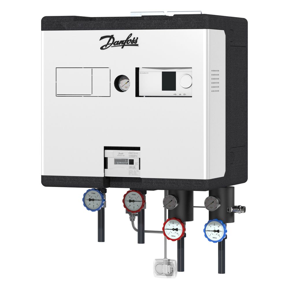 Station de transfert de chaleur urbaine Danfoss DSA 1 Mini DUU 030 L S015 AT – 30 kW – 856×680×482 mm – Réf. 146B5421