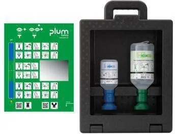Station de rinçage oculaire Plum iBox2 4921 incl. solution de rinçage 4752/4604