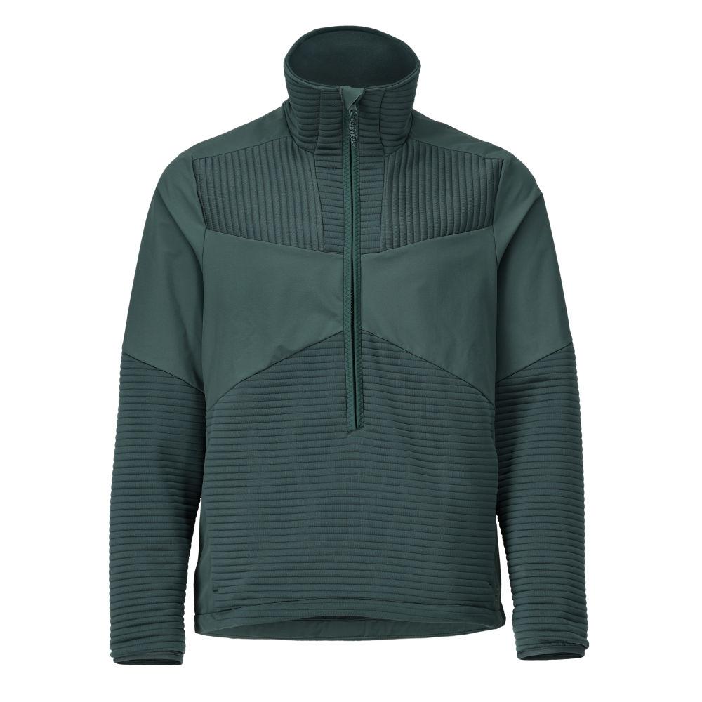 Pullover homme en polaire à fermeture éclair courte et doublure CUSTOMIZED de MASCOT