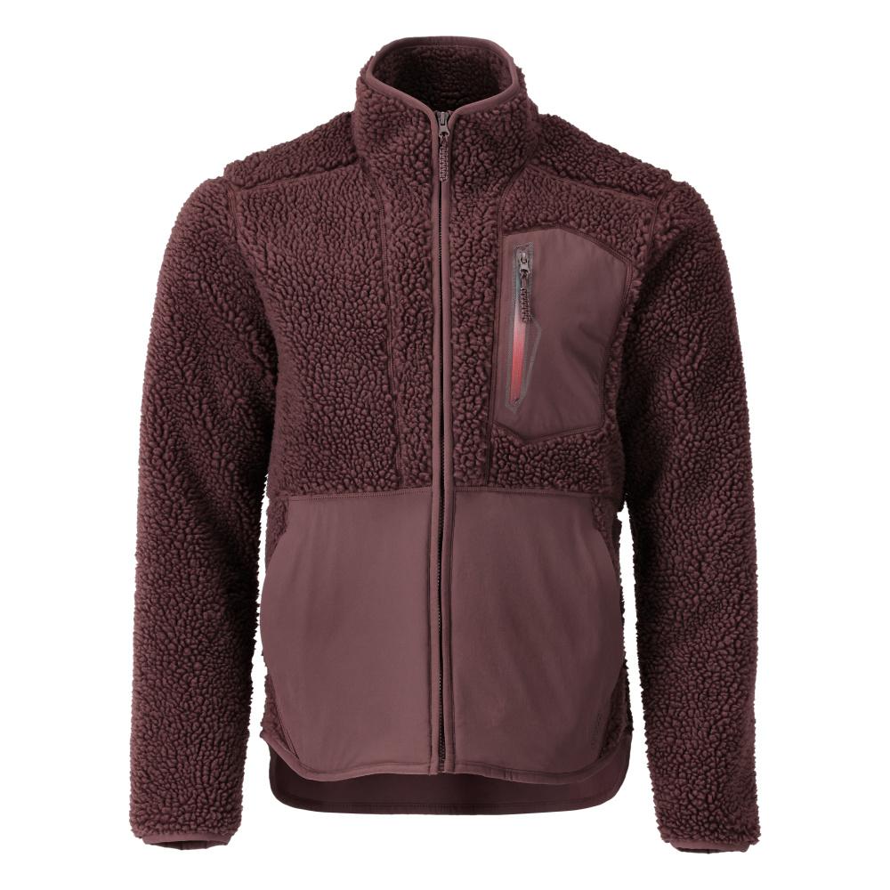 Veste en fausse fourrure pour homme MASCOT avec fermeture éclair CUSTOMIZED