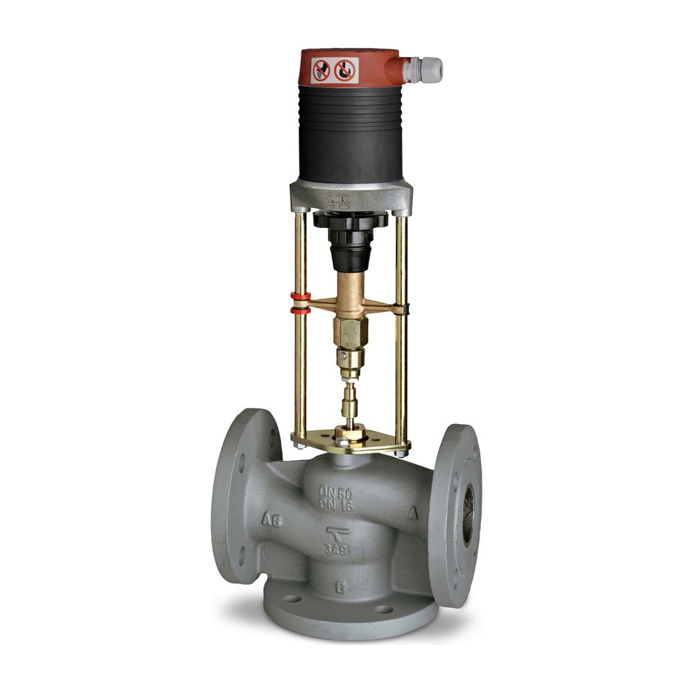 IMI TA Vanne de régulation type CV306 GG, 3 voies pression nominale PN 6 diamètre DN 25, débit max. Kvs 8 m³/h course 14 mm