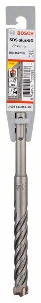 Bosch PRO SDS plus-5X perceuse à marteau, 14 x 100 x 160 mm