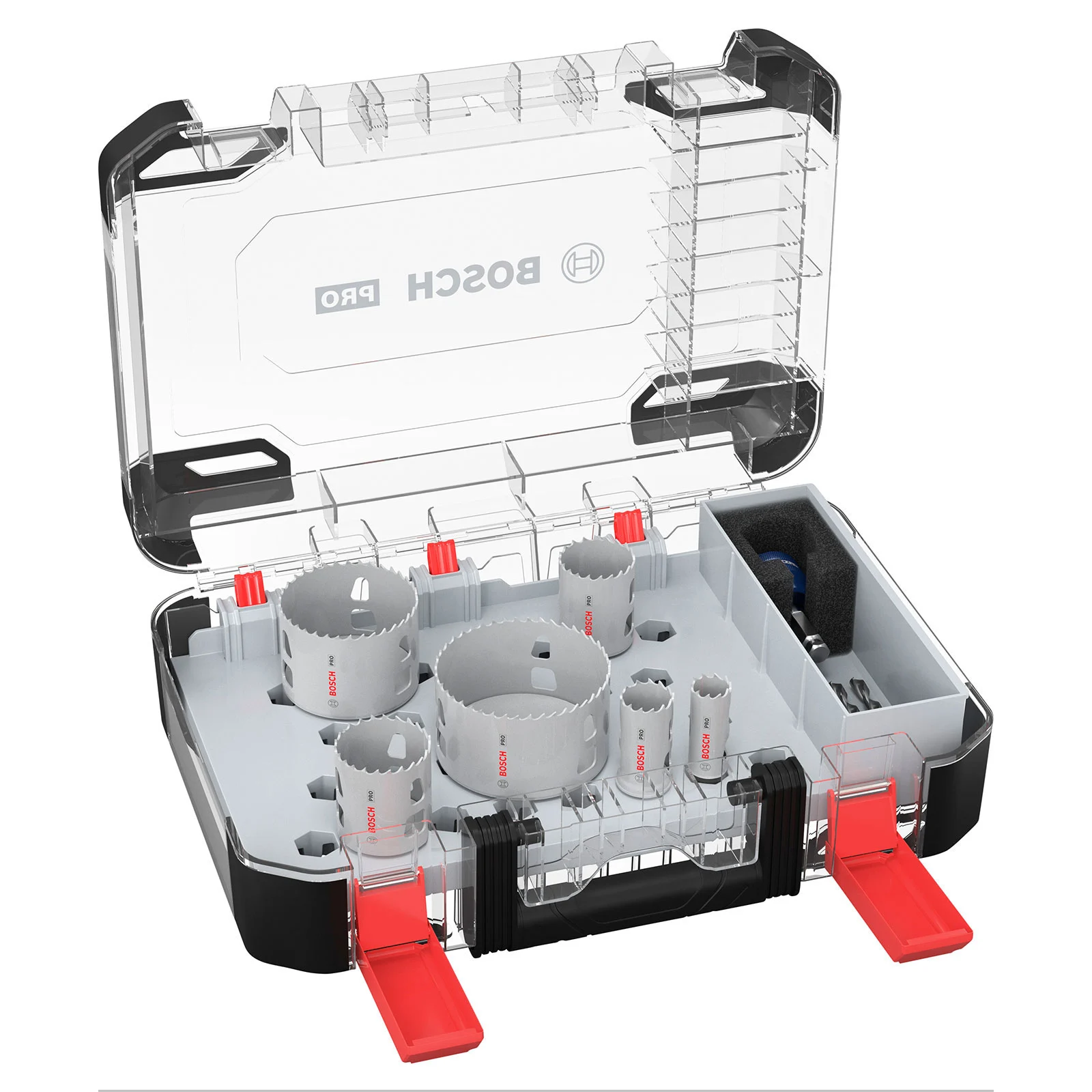 Ensemble de forets à trous Bosch PRO Multi Material PC Plus, 19-83 mm, 9 pièces