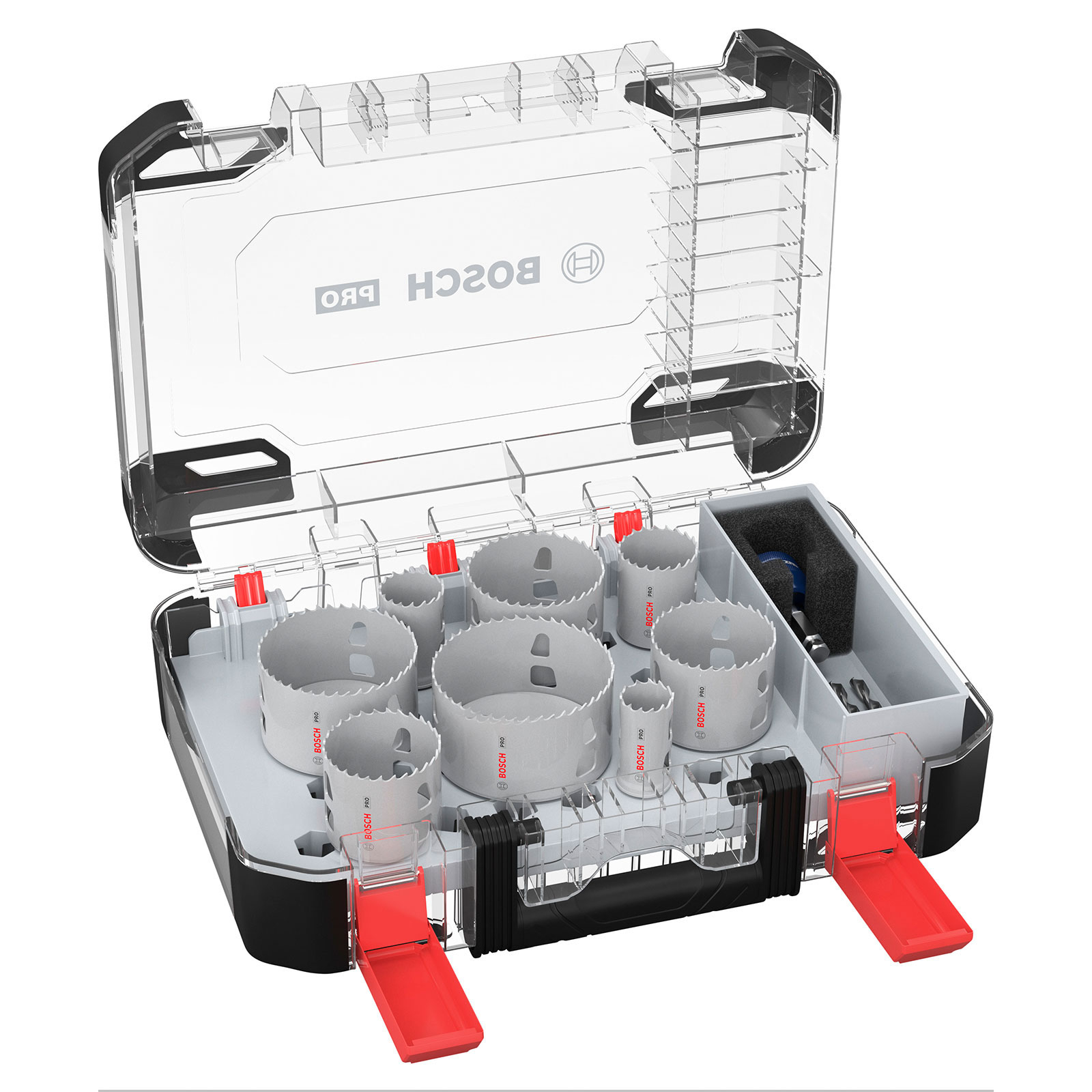 Ensemble de disques de scie à grande boucle Bosch PRO Multi Material PC Plus, 25-86 mm, 11 pièces.